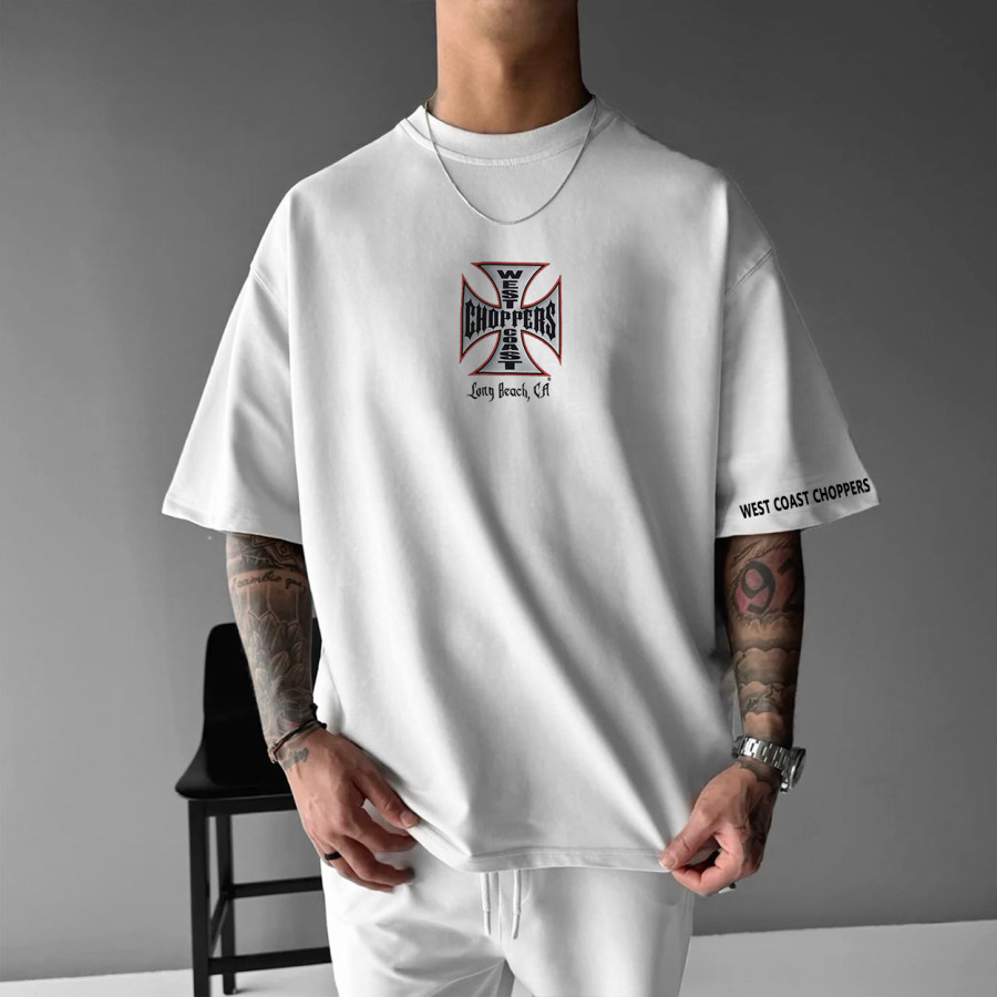 

Unisex Westcoast Print Streetwear Oversized T-shirt