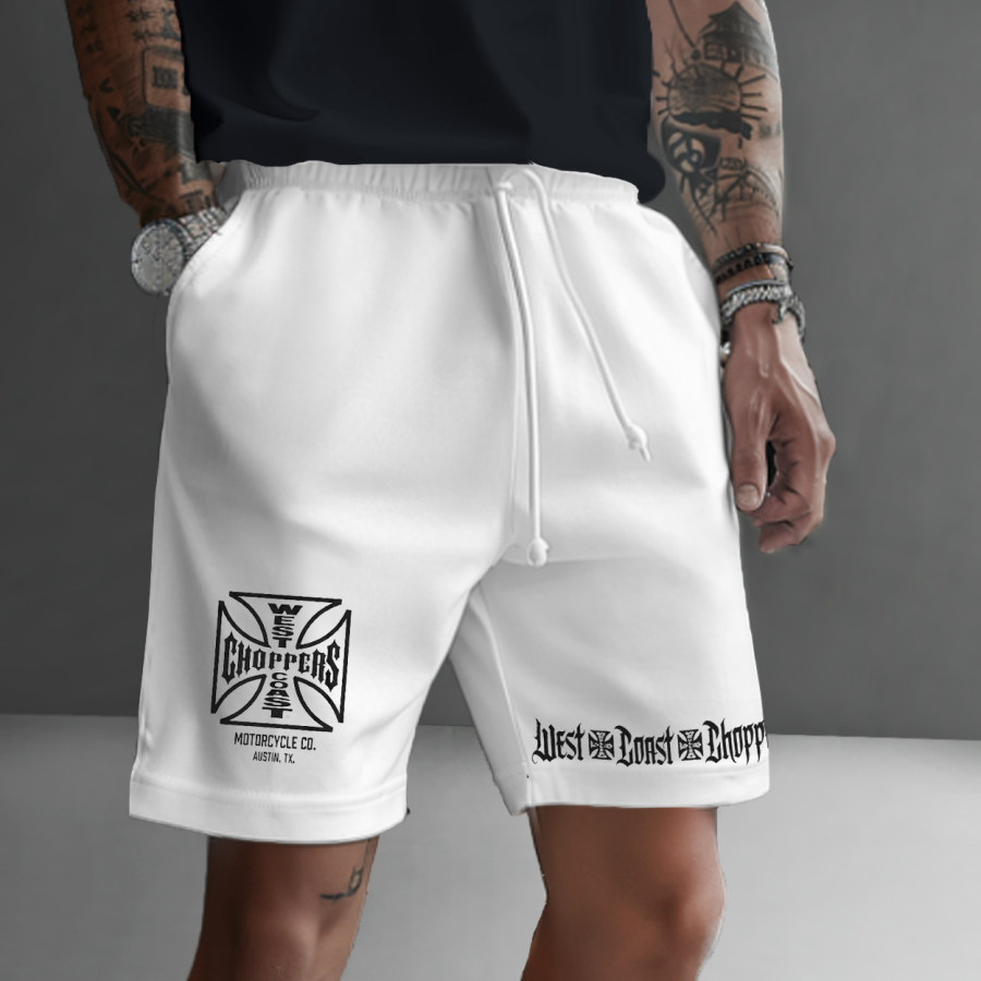 

Unisex Westcoast Classic Street Printed Casual Shorts