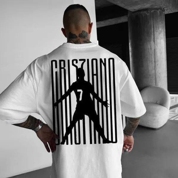 Unisex Football NO.7 Printed Oversize T-shirt - Dozenlive.com 