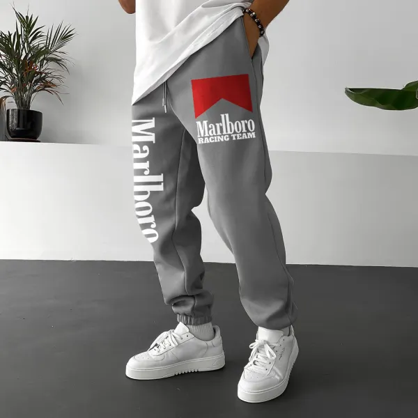 Racing Graphic Print Unisex Track Pants Casual Sweatpants - Nicheten.com 