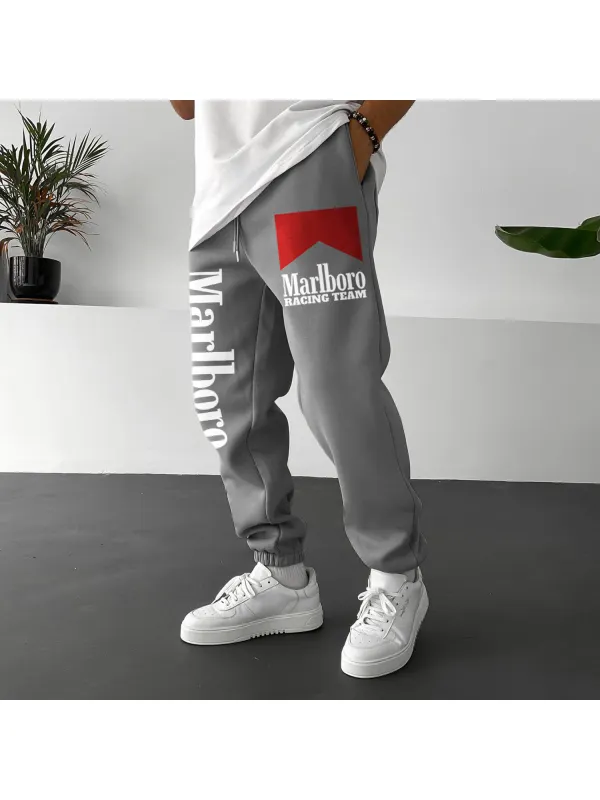 Racing Graphic Print Unisex Track Pants Casual Sweatpants - Aptkoi.com 