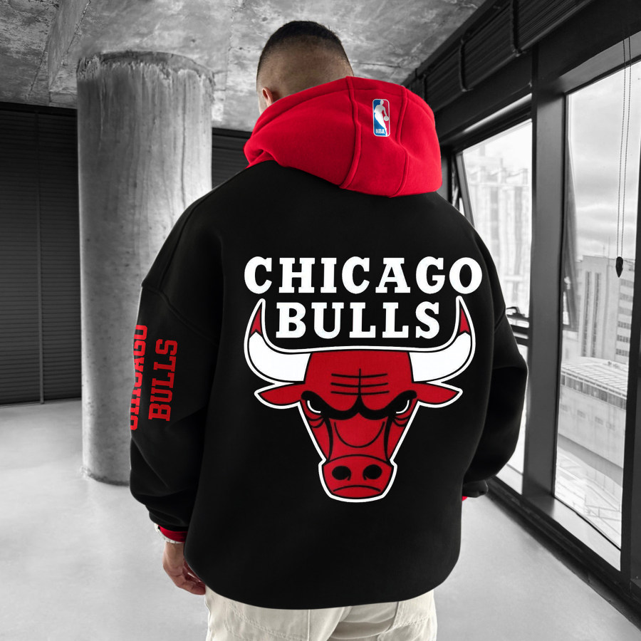 

Oversized Street Style Basketball Print Hoodie Hoodie