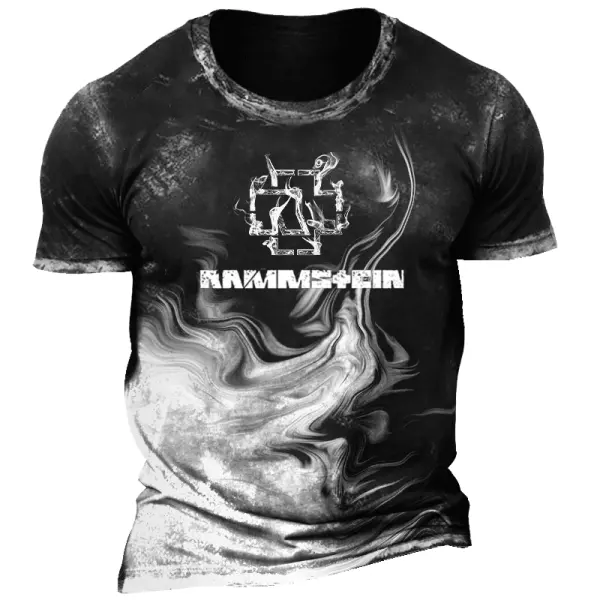 German Rock Band War Fog Vintage Print T-shirt - Anurvogel.com 