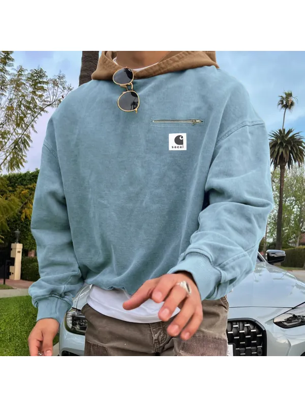 Unisex Retro Sacai X T Wip Hoodie - Aptkoi.com 