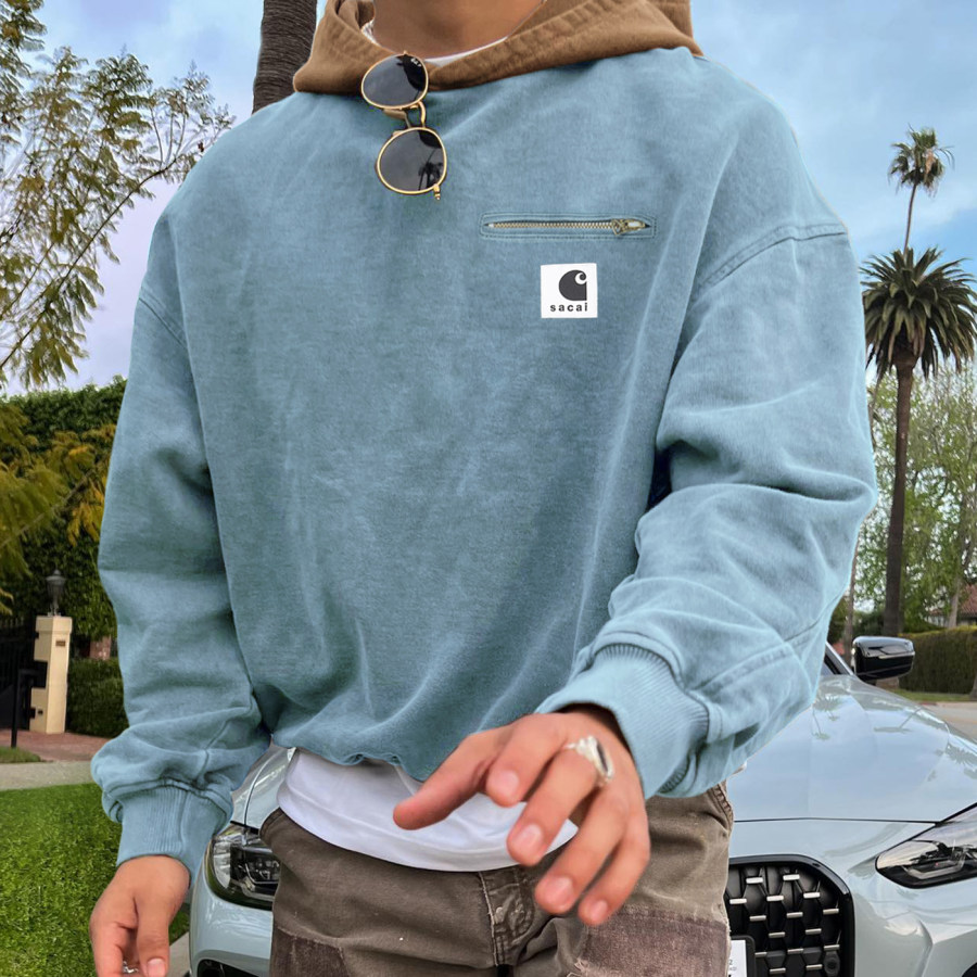

Unisex Retro Sacai X T Wip Hoodie