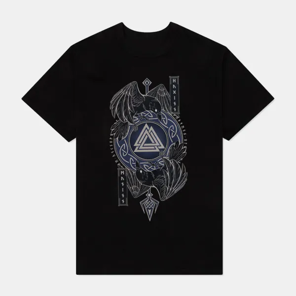 Nordic Raven Rune T-shirt - Dozenlive.com 