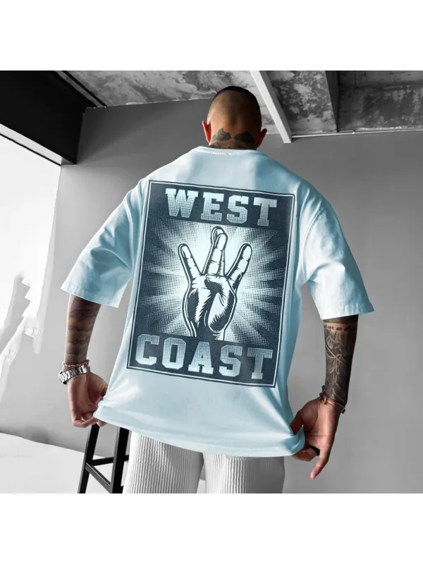 West Coast Sign Letter T-Shirt - Timetomy.com 