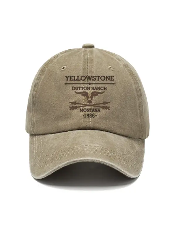 Men's Vintage Western Yellowstone Sun Hat - Aptkoi.com 