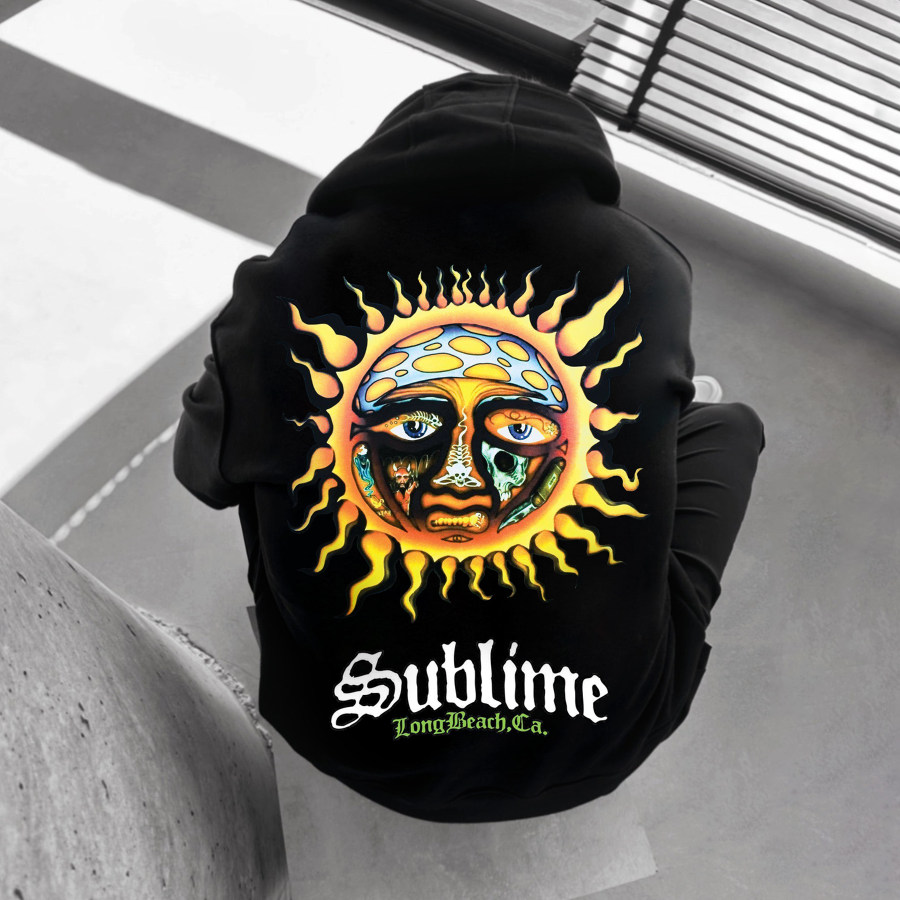 

Oversized Unisex Long Beach Calif. Rock Band Hoodie