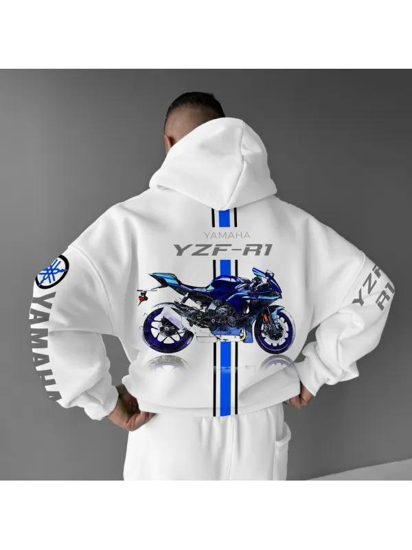 Unisex Motorcycle Racing Casual Oversized Hoodie - Anrider.com 