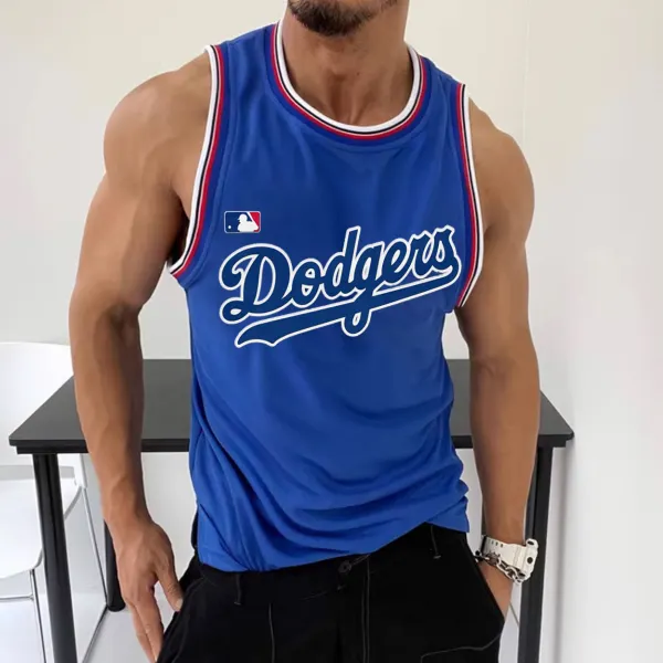 Men's Los Angeles Baseball Casual Tank Top - Ootdyouth.com 