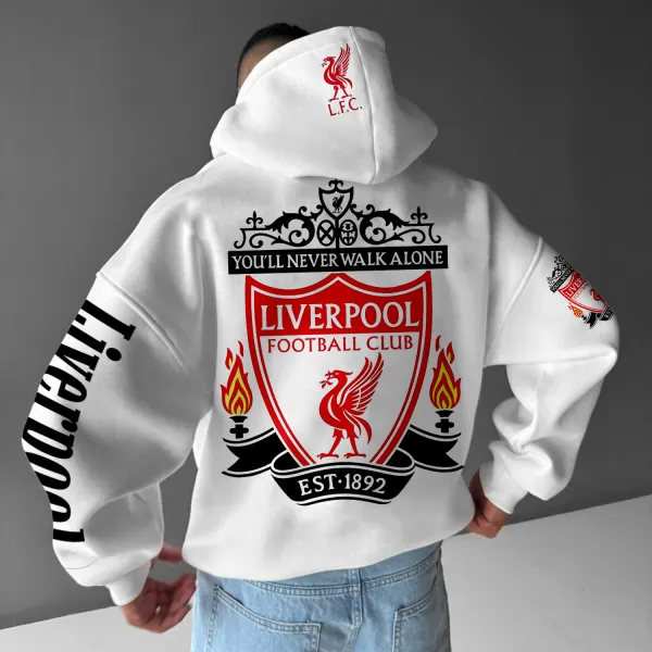 Men's Football Design Hoodie - Elementnice.com 