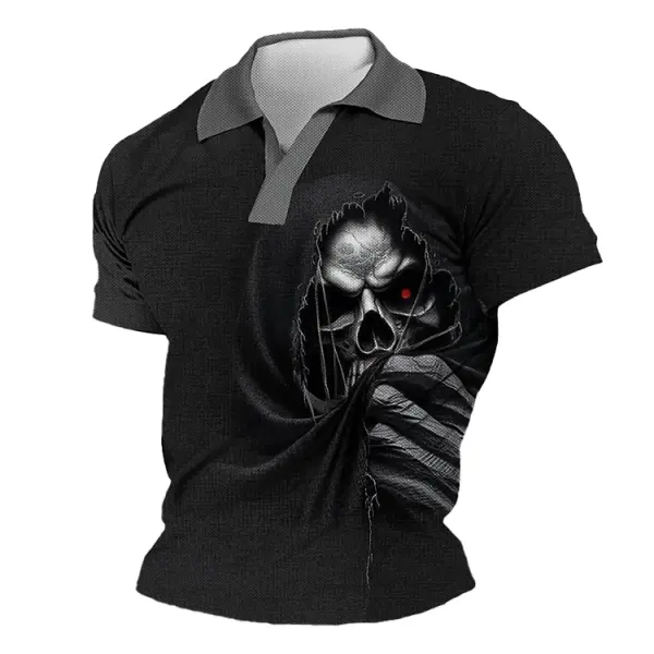 Dark Men's Sportswear 3D Print Polo Shirt - Nicheten.com 