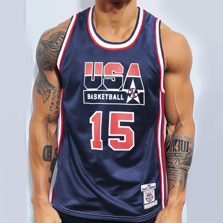 

Men's Paris 2024 Team USA Print Summer Daily Vest