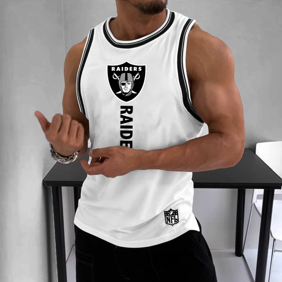 

Men's Wadsworth Rugby Pronted Casual Sleeveless Tank Top