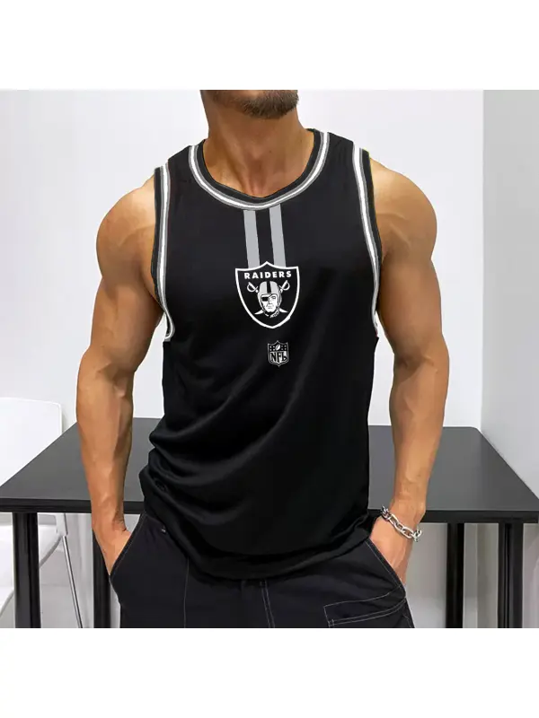 Men's Wadsworth Rugby Pronted Sleeveless Tank Top - Anrider.com 