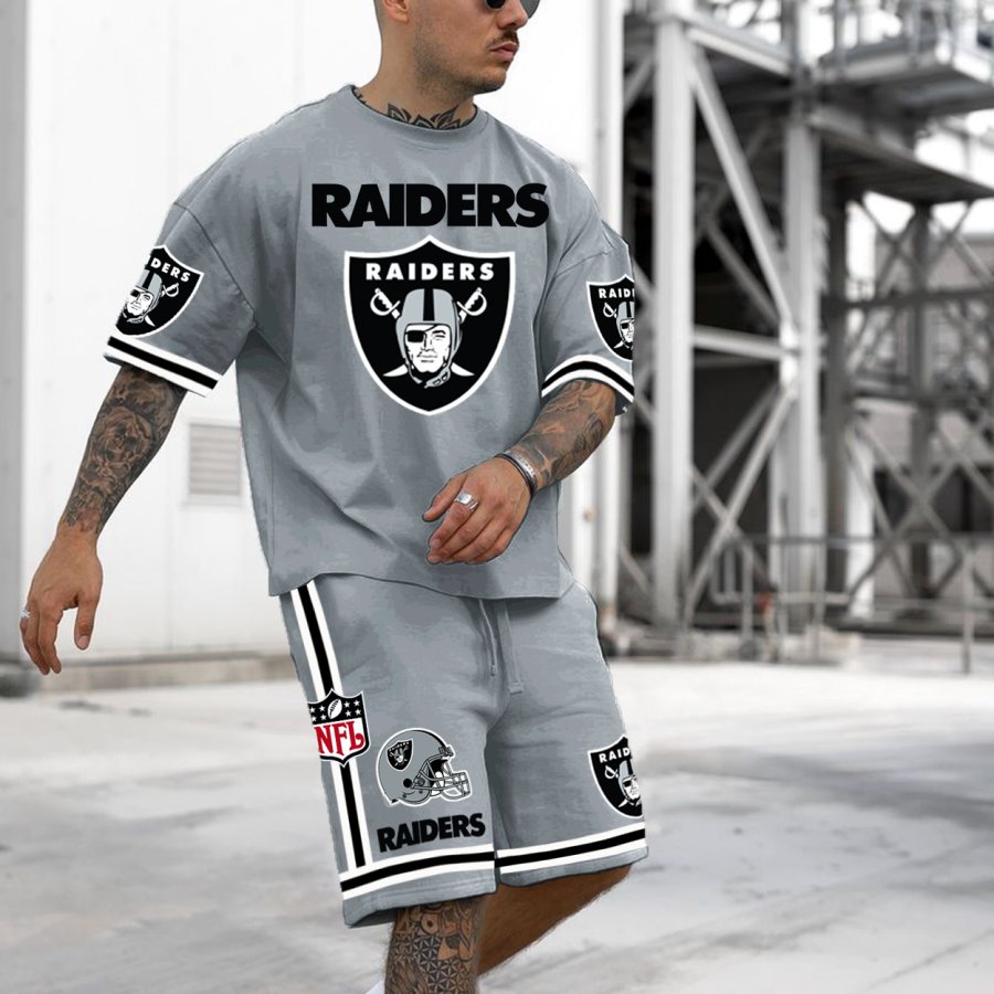 

Men's Rugby Casual Shorts & T-Shirt Set