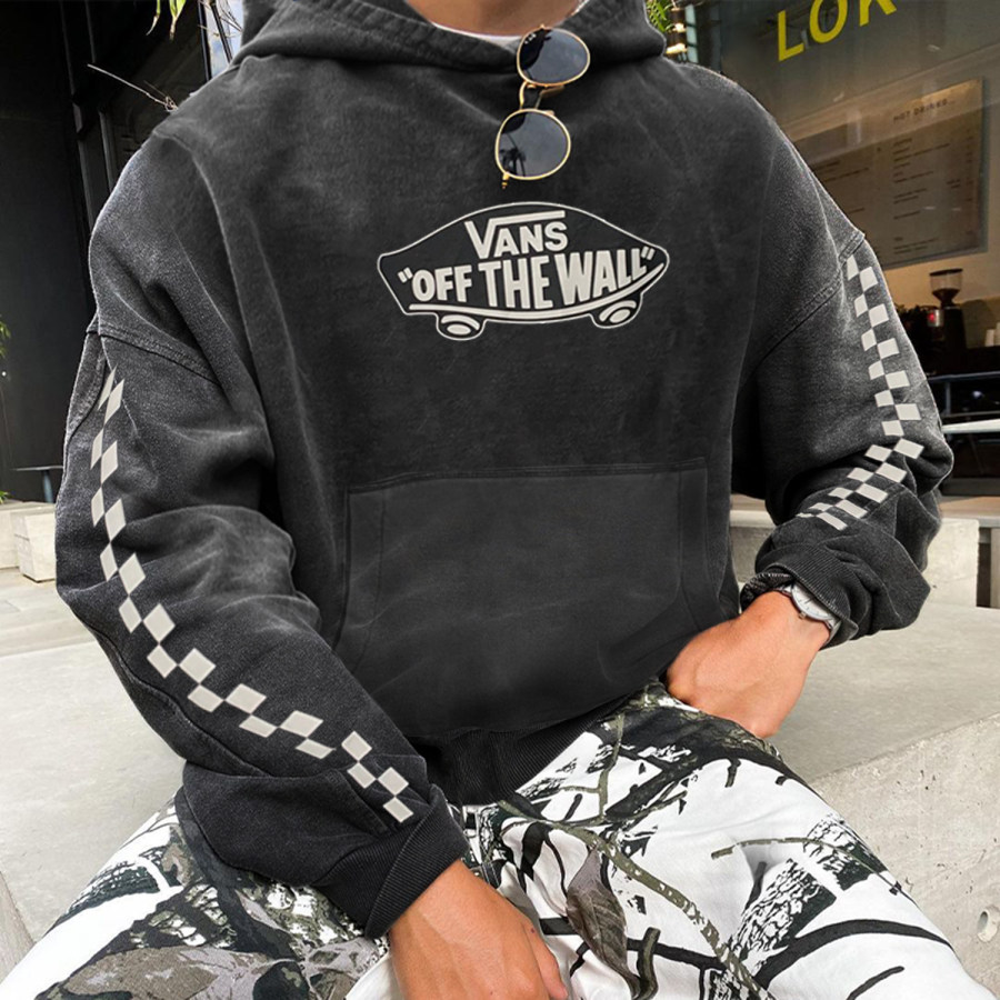 

Men's Retro Casual Design Hoodie