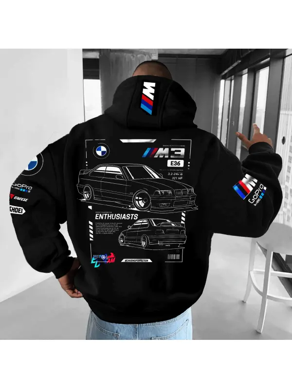 Unisex Oversized Racing Hoodie - Ootdmw.com 