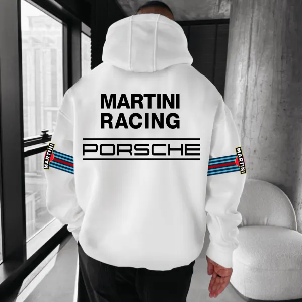 Oversize Racing Print Racing Hoodie - Dozenlive.com 