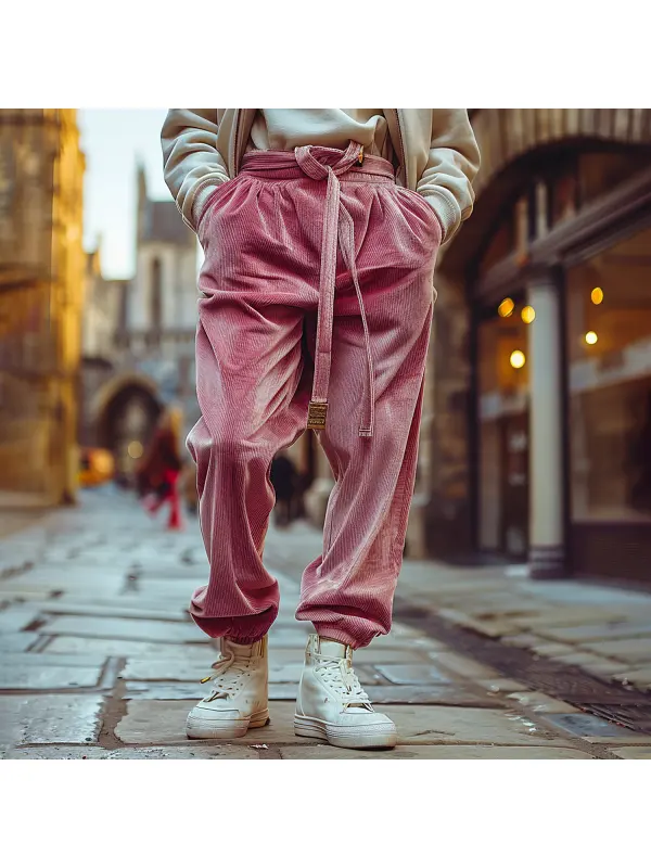 Men's Street Casual Fashion Corduroy Casual Pants - Anrider.com 