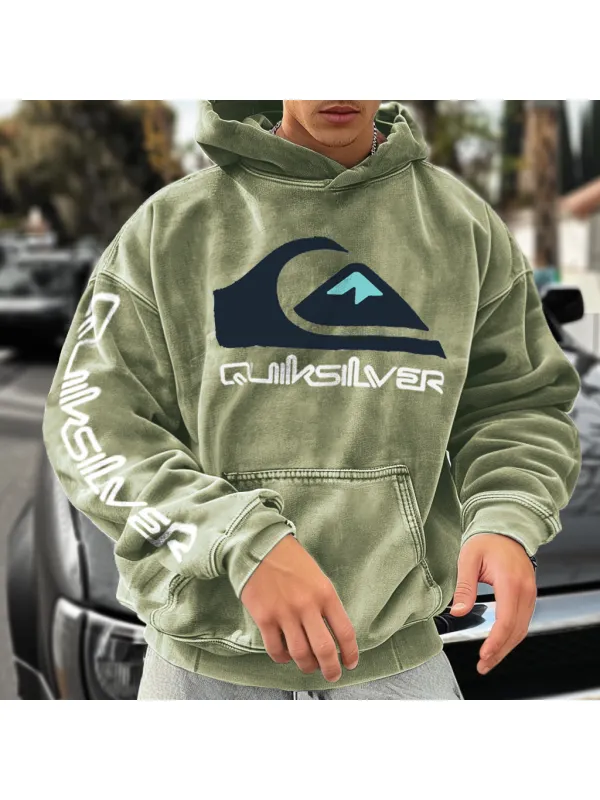 Unisex Vintage Surf Oversized Hoodie - Localziv.com 