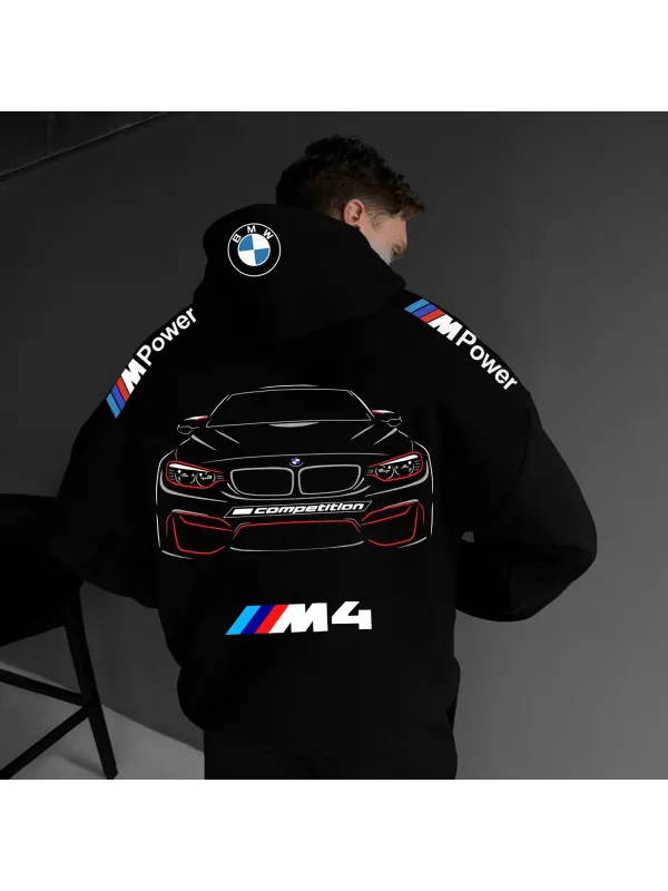 Oversize Sports Car M4 Hoodie - Timetomy.com 