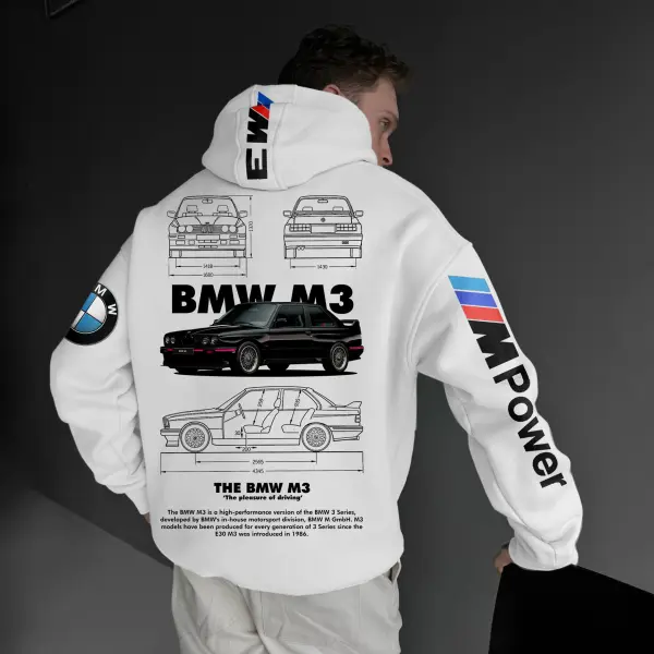 Oversize Sports Car M3 Hoodie - Anurvogel.com 