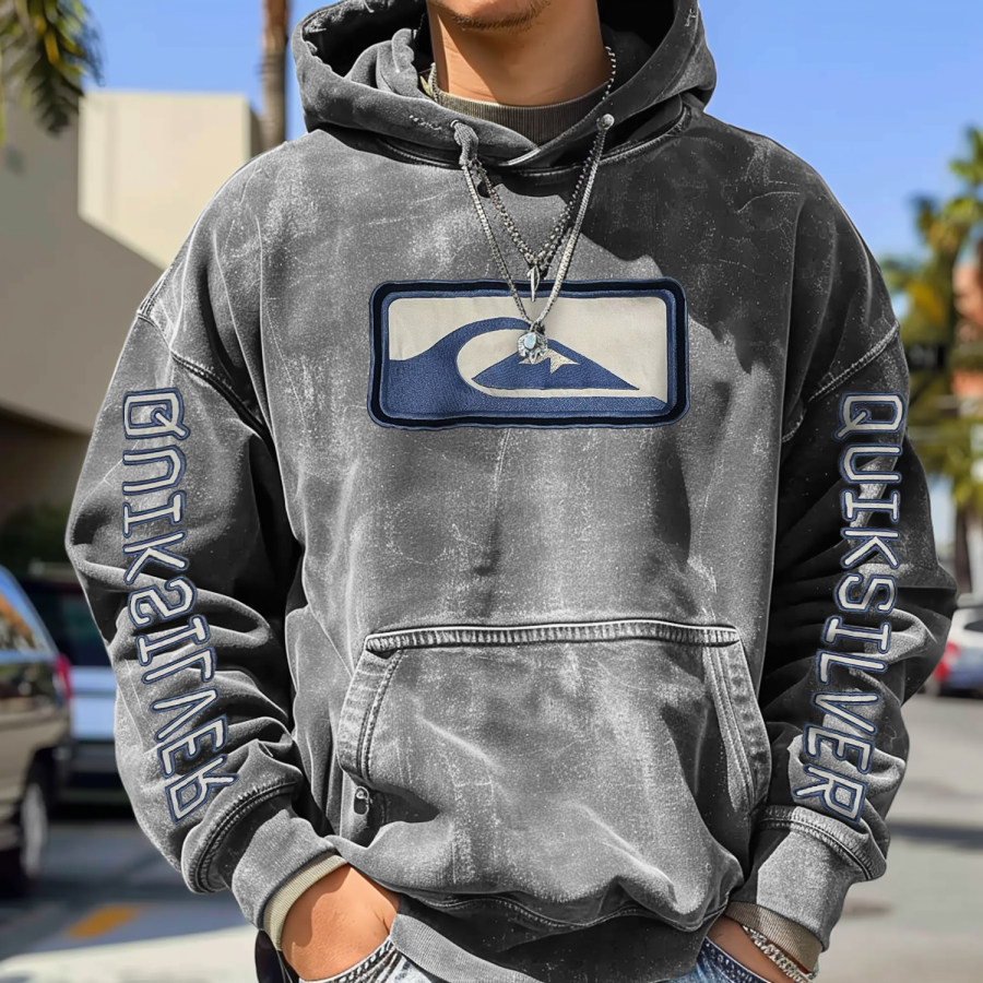 

Resort Retro Design Oversized Hoodie