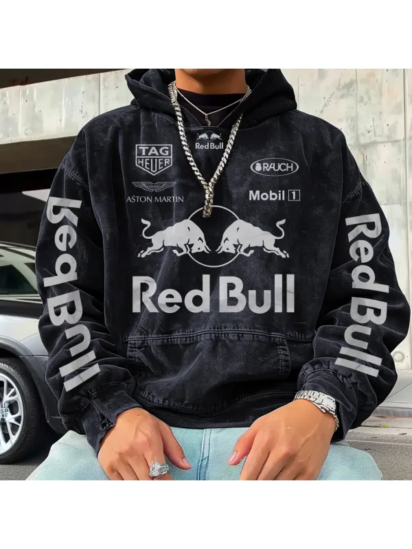 Racing Branded Retro Street Hoodie - Aptkoi.com 