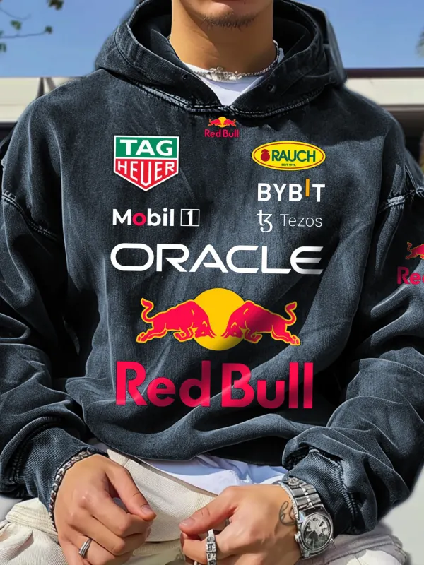 Oracle Redbull Racing Retro Street Hoodie - Pragmaace.com 