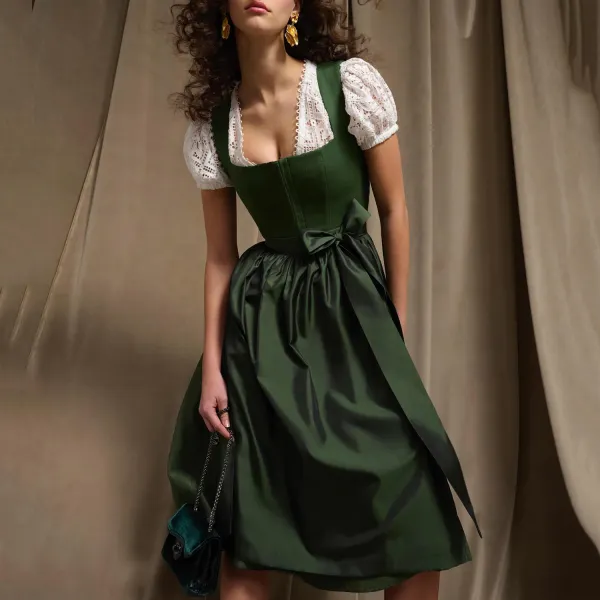 Party Retro Elegant Lace Midi Skirt - Ootdyouth.com 