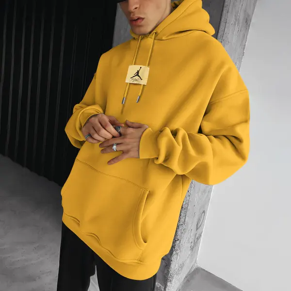 Oversized Unisex Basketball Print Hoodie - Wayrates.com 