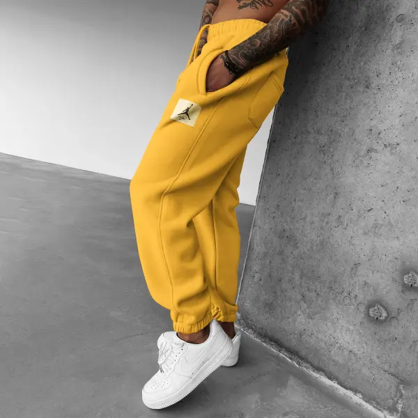 Fashionable Casual Basketball Print Men's Sweatpants - Wayrates.com 