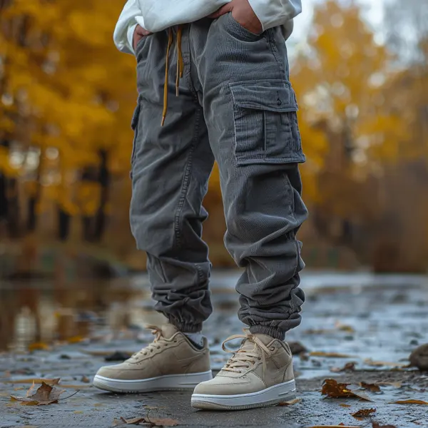 Outdoor Pocket Design Casual Trousers - Nicheten.com 