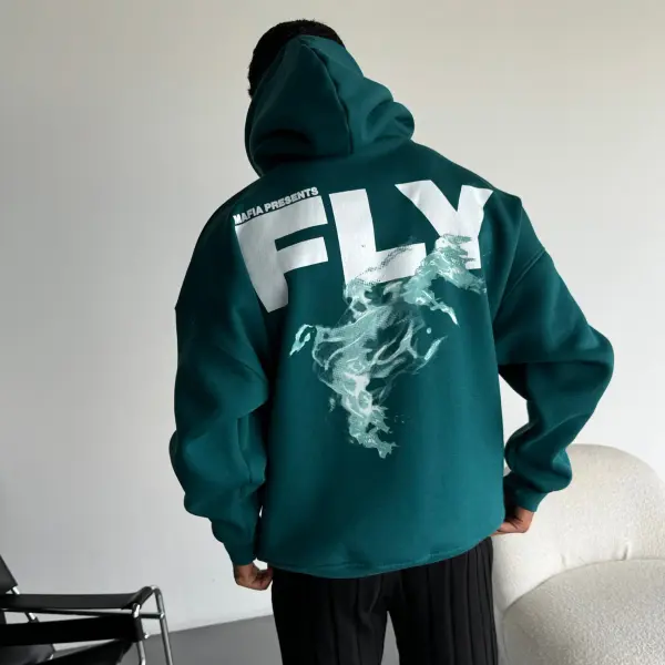 Oversize Fly Hoodie - Yiyistories.com 