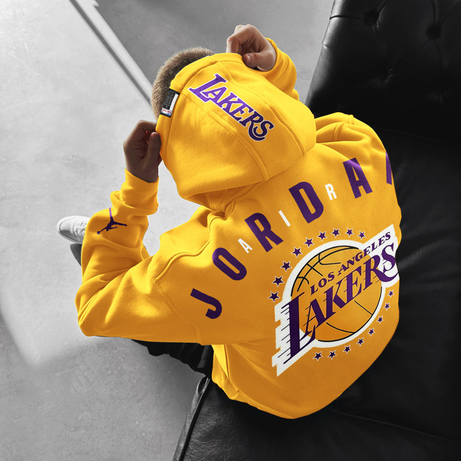 

Oversized Unisex Basketball Print Hoodie