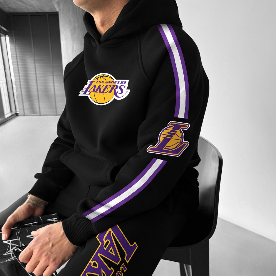 

Oversized Unisex Basketball Print Hoodie