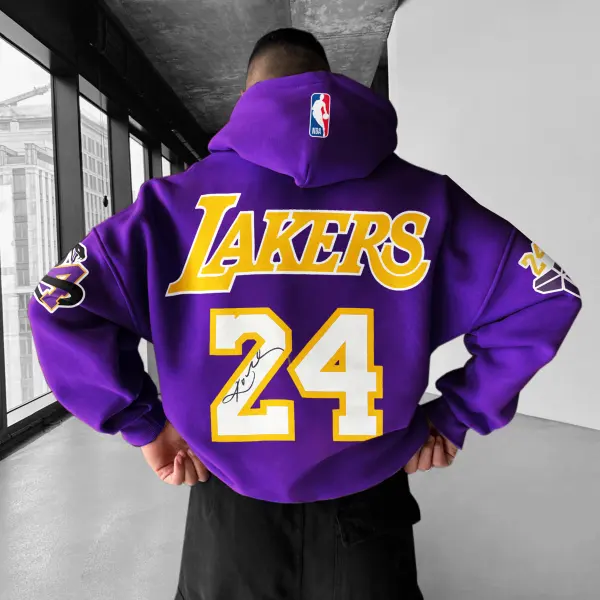 Oversized Unisex Basketball Print Hoodie - Dozenlive.com 