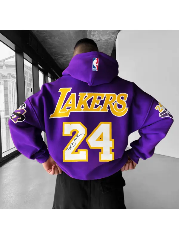 Oversized Unisex Basketball Print Hoodie - Anrider.com 