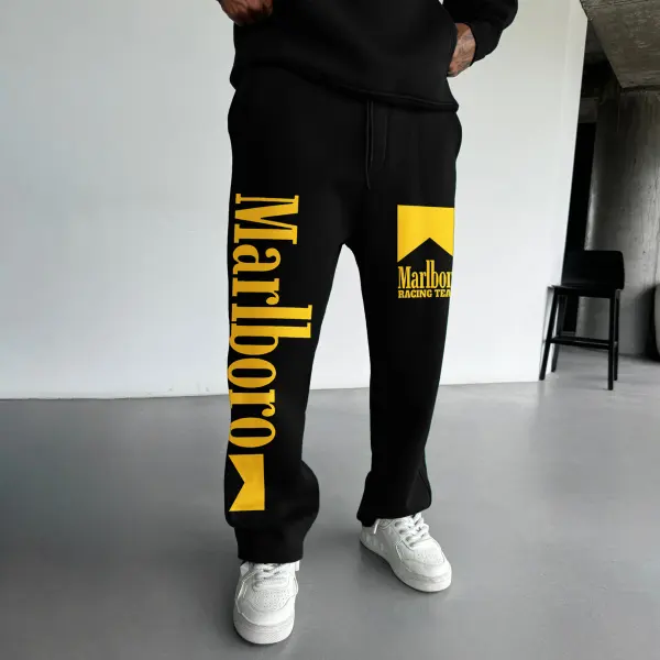 Stylish Casual Racing Graphic Print Men's Sweatpants - Nicheten.com 