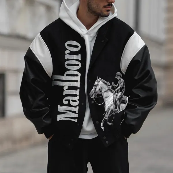 Street Casual Fashion Men's Casual Racing Print Jacket Jacket - Nicheten.com 