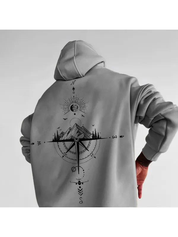 Oversize Sun Moon Star Ocean Hoodie - Shopyiyistories.com 
