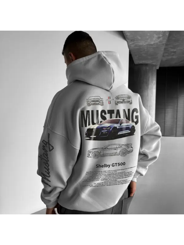 Oversized Car Graphic Unisex Hoodie - Anrider.com 