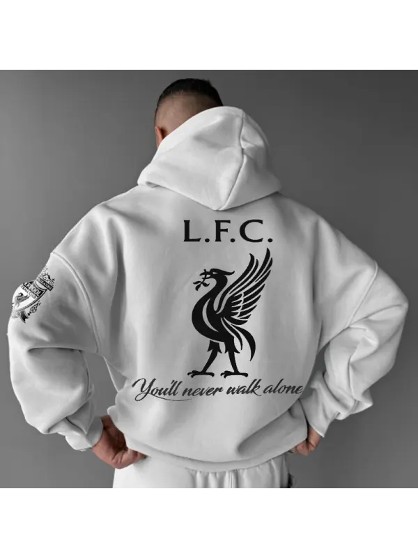 Oversized Men's Liverpool Print Hoodie - Shopyiyistories.com 