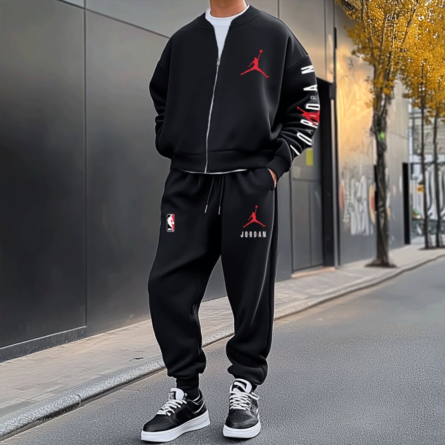 

Unisex Basketball Jacket And Pants Set