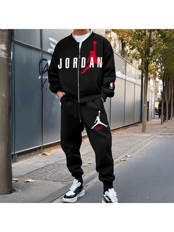 Unisex Basketball Jacket And Sweatpants Set - Ootdmw.com 