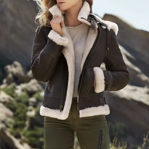 Autumn Winter Thick Fur Coat Jacket - Dozenlive.com 