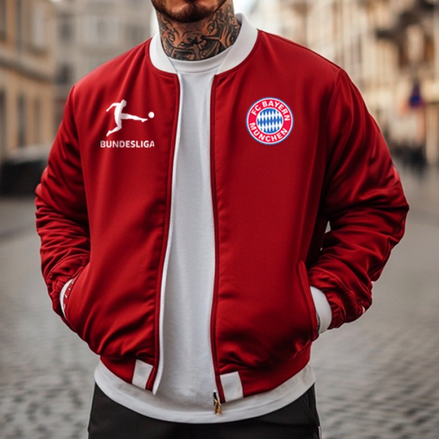 

Men's Football Competition Baseball Suit Jacket