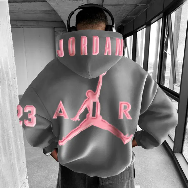 Unisex Jumpman Printed Casual Hoodie - Wayrates.com 